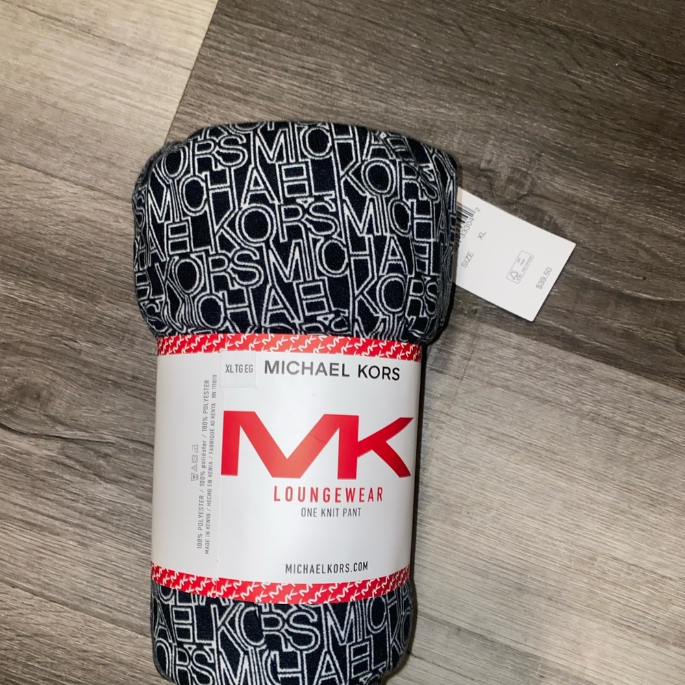Michael Kors Black and White Lounge pajama Pants
